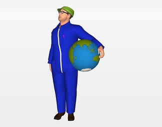 3D人物 3D人物SU模型下载【ID:373470】
