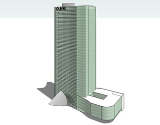 商业建筑 商业建筑SU模型下载【ID:374956】