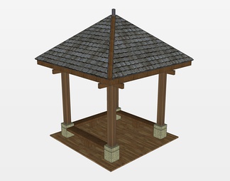 亭子su模型下载【id:359607】
