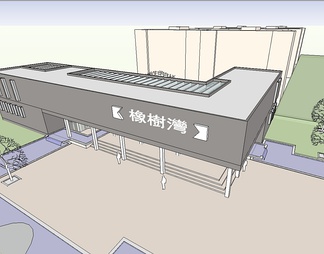 商业建筑 商业建筑SU模型下载【ID:386683】