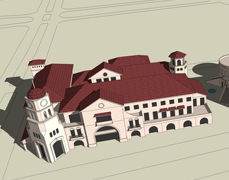 商业建筑 商业建筑SU模型下载【ID:386731】