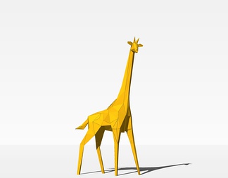 商业雕塑抽象动物雕塑小品