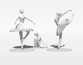 舞蹈人物雕塑