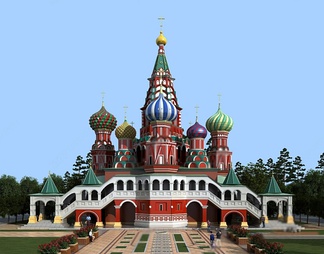 俄国圣瓦西里大教堂