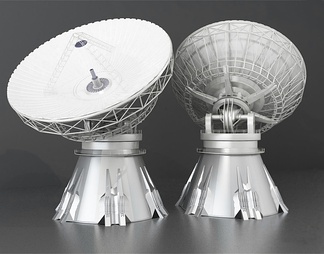 雷达3d模型下载【id:552390】