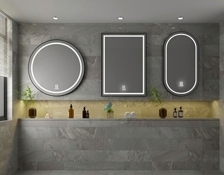 卫浴镜子组合