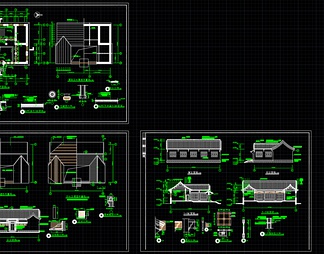 准提庵建筑施工图