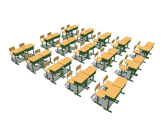 教室课桌椅书桌椅组合