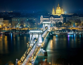 夜景  布达佩斯