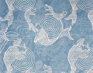 鱼 锦鲤地毯