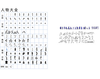 最新CAD人物大全