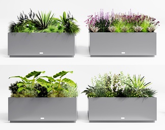绿植盆栽 花草盆景 绿植盆栽 花草盆景SU模型下载【ID:674735】