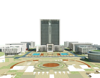 行政中心办公中央广场