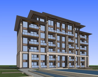 住宅 住宅SU模型下载【ID:732186】