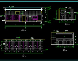 公共卫生间建筑施工图