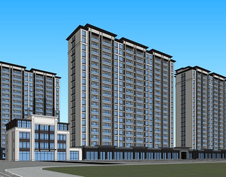 住宅 住宅SU模型下载【ID:736371】