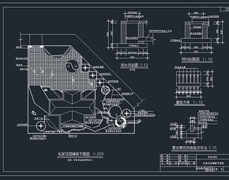 花园景观绿化设计施工图
