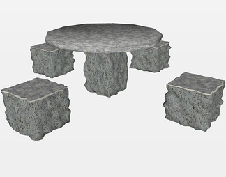 石凳石桌