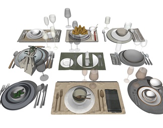 餐具组合 碗碟刀叉