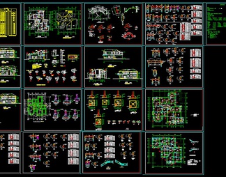全套别墅施工图