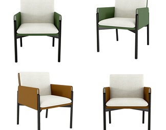 布艺餐椅,单椅,椅子