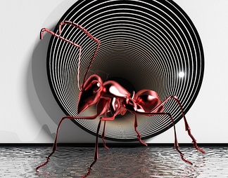 蚂蚁雕塑摆件