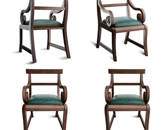 餐椅，木椅椅子