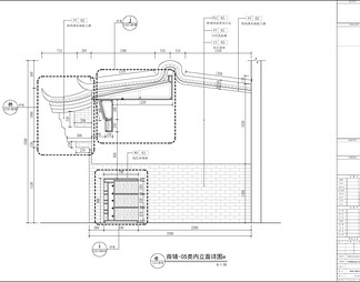 徽派建筑 岭南建筑--千年商都美食城CAD全套施工图