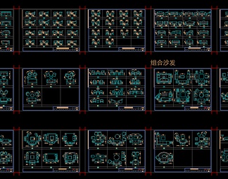 CAD平立面常用图块