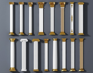 金色罗马柱