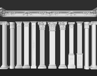 石膏线装饰柱罗马柱