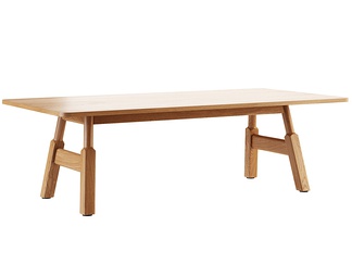 实木长桌子