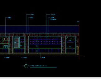上岛咖啡厅装修CAD图纸
