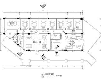 370㎡儿童培训机构CAD施工图   培训学校  早教  教育机构  机器人培训 编程培训