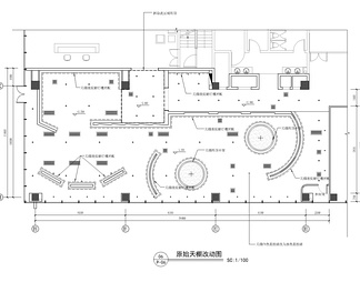 300㎡科技创新集团展厅CAD施工图  陈列厅  博物馆