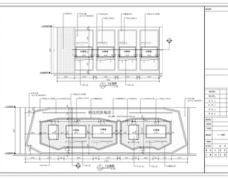 300㎡科技创新集团展厅CAD施工图  陈列厅  博物馆
