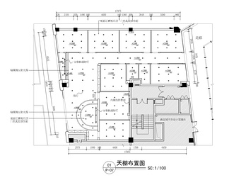 200㎡儿童培训机构CAD施工图   培训学校  早教  教育机构