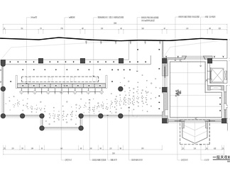 酒店一二层公区（接待、小吃区、餐厅）CAD施工图