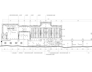 酒店一二层公区（接待、小吃区、餐厅）CAD施工图