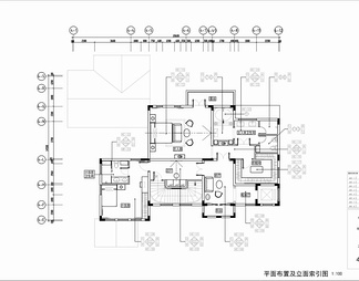 小泉山庄（1200㎡）4层豪华别墅施工图