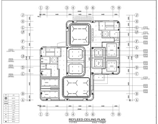 2200㎡（4层）商务办公写字楼室内施工图  办公室 食堂 会议室 水吧