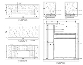 2200㎡（4层）商务办公写字楼室内施工图  办公室 食堂 会议室 水吧