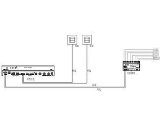 150㎡大会议室CAD施工图 会议室布线 暗门隐藏门