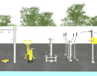 健身器材 健身器材组合 健身设施 运动器械 户外健身器材