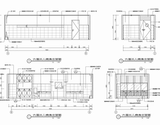 某医院住院部（3000㎡）CAD装修施工图