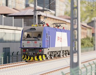 HXD电力机车 火车