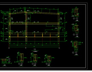 某公司投资完整钢结构工程CAD图