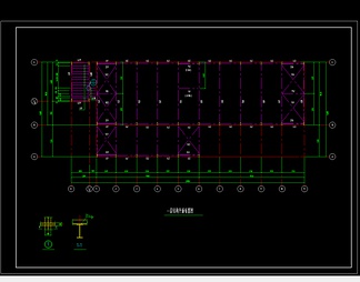 某公司投资完整钢结构工程CAD图