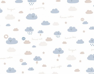 世界地图儿童房壁纸壁布贴图