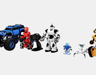 玩具机器人组合